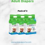 Adult Diapers- Pack of 3