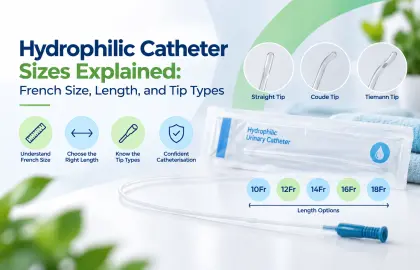 Hydrophilic Catheter Sizes Explained: French Size, Length, and Tip Types