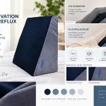Reflex Acid (Bed)Wedge Leg Elevation Pillow for Back and Leg Support