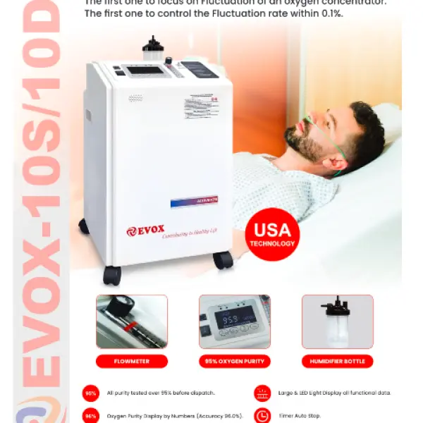 EVOX OXYGEN CONCENTRATOR 5 LITER