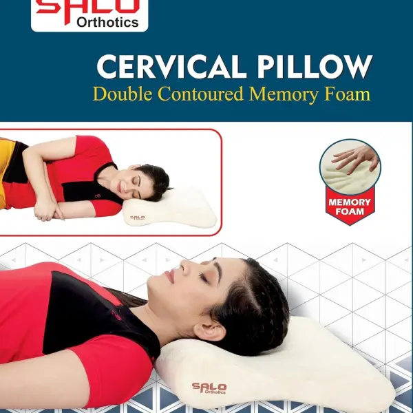 Cervical Pillow Double Contoured MEMORY FOAM
