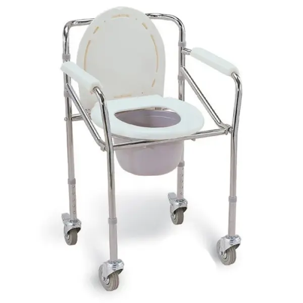 Commode Chair with Wheel