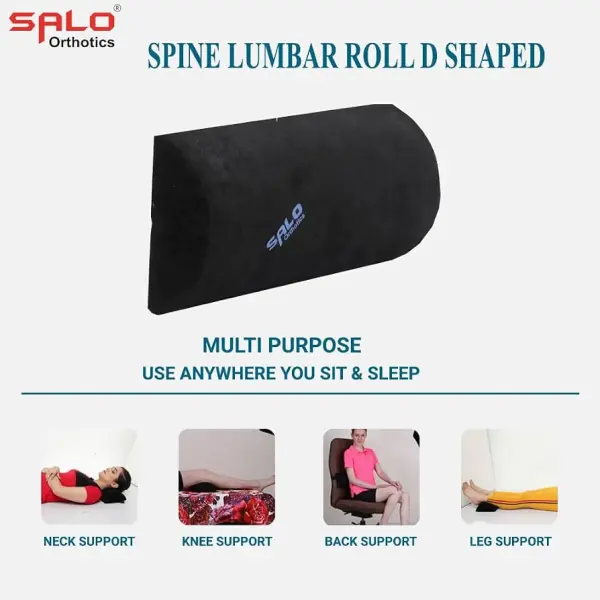 Lumbar Roll (D-Shaped)