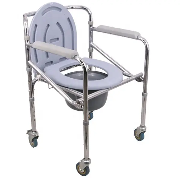 Commode Chair with Wheel
