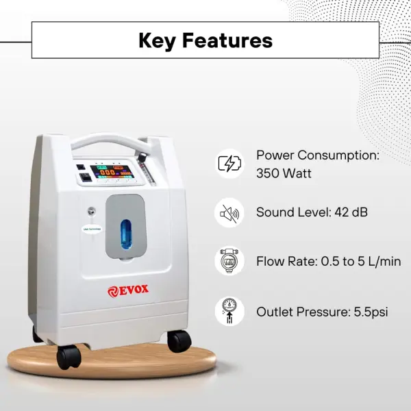 EVOX OXYGEN CONCENTRATOR 5 LITER